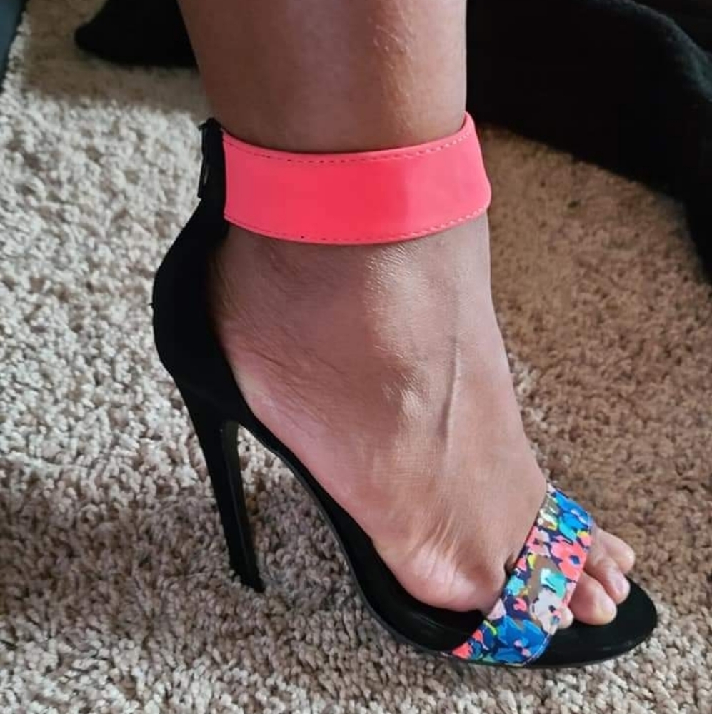 New multi colored heels